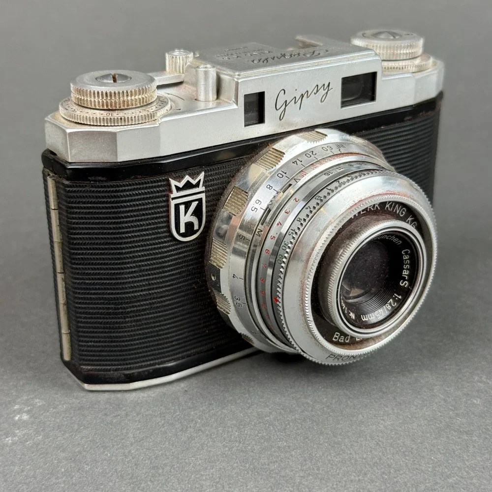 Regula King KG Gipsy 35mm Camera Steinheil Munchen 45mm Lens Vintage Good